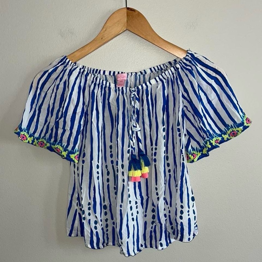 Lilly Pulitzer Off The Shoulder Blouse